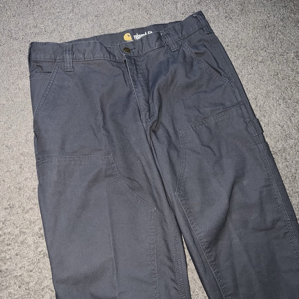 Carhartt Men's Rugged Flex Straight Fit Double Knee Utility Work Pants Sz 34x33